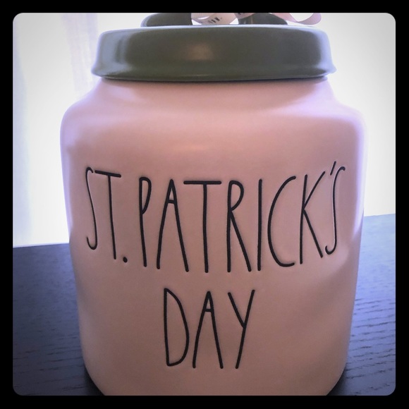Rae Dunn st Patrick’s day canister
